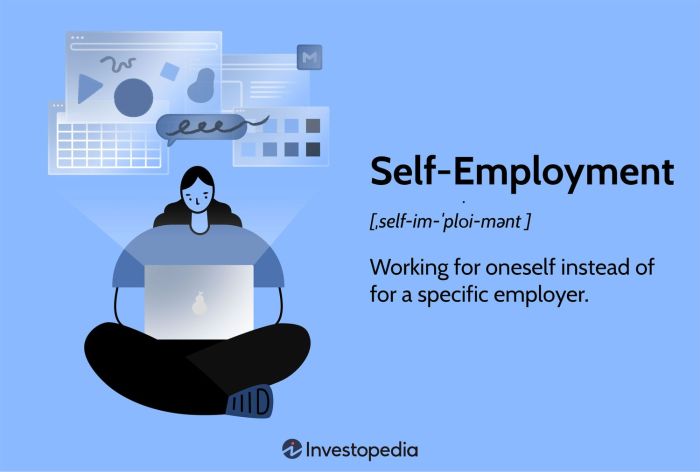 Self vs job employment employed compared infographic courtesy below been also